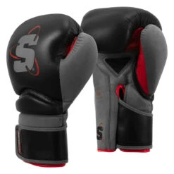 SCYntz Leather Training Gloves -Power Punch scytg bk gr 02
