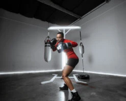 SCYntz Leather Training Gloves -Power Punch scytg bk gr 2 1