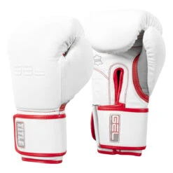 TITLE Boxing Gel Special Edition Bag Gloves -Power Punch setgbg sv wh rd 02