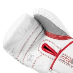TITLE Boxing Gel Special Edition Bag Gloves -Power Punch setgbg sv wh rd 05