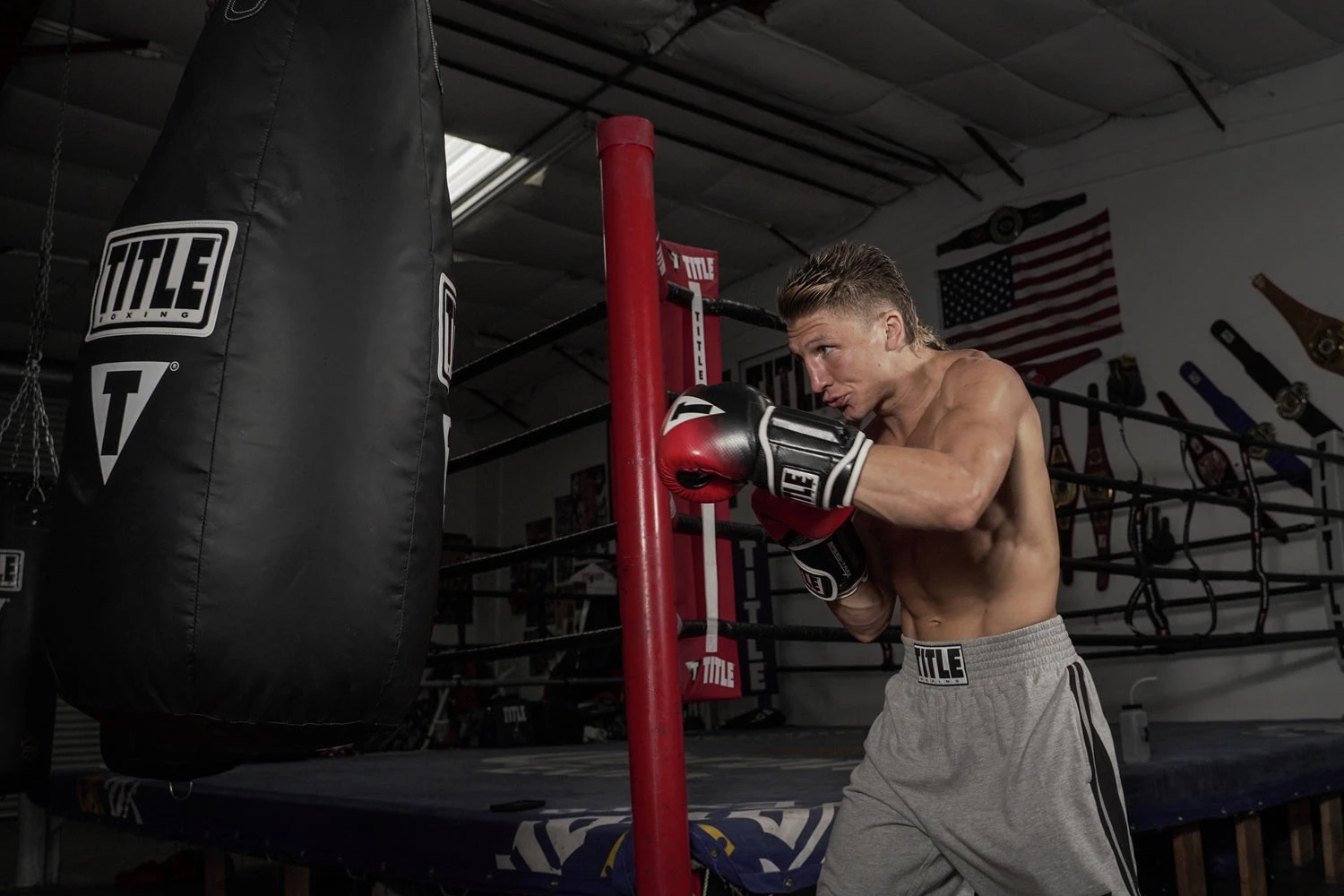 TITLE Boxing Speed-Trax Weighted Bag Gloves 4 TITLE Boxing Speed-Trax Weighted Bag Gloves - Image 2