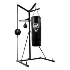 TITLE Boxing 4-Score Punching Bag Stand (Without Punching Bags) -Power Punch t4spbs 02
