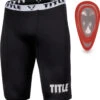 TITLE Boxing Pro Compress Shorts -Power Punch tb119 bk 01