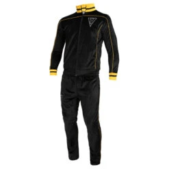 TITLE "Boxing Ain't Easy" Velour Warm Up -Power Punch tb166 bk gd 2 1