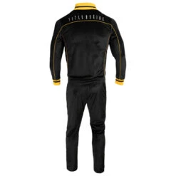 TITLE "Boxing Ain't Easy" Velour Warm Up -Power Punch tb166 bk gd 3 1