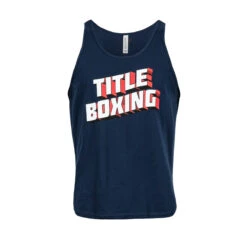 TITLE Boxing Vintage Block Logo Tank -Power Punch tbct140 nv 1 1