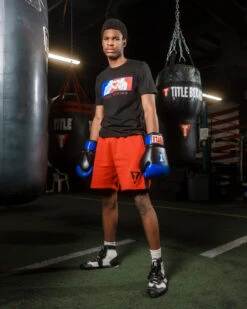 TITLE Boxing RWB Boxing Logo Tee -Power Punch tbct141 2