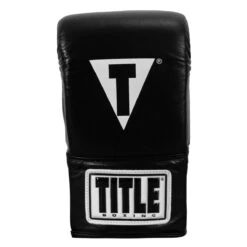 TITLE Boxing Pro Leather Bag Gloves 3.0 -Power Punch tbg3 bk gr 03