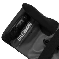 TITLE Boxing Pro Leather Bag Gloves 3.0 -Power Punch tbg3 bk gr 05