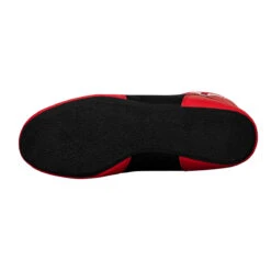 TITLE Boxing Speed-Flex Encore Mid-Top Shoes -Power Punch tbs1 rd bk 4 13