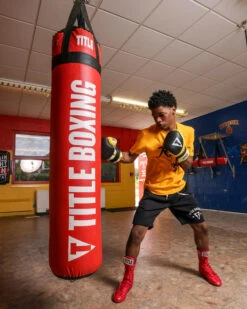 TITLE Boxing Speed-Flex Encore High-Top Shoes -Power Punch tbs 2 rd 1 8