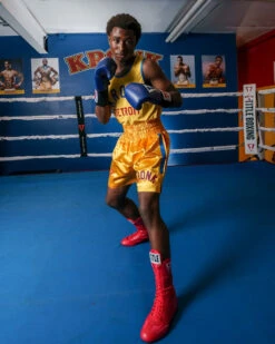 TITLE Boxing Speed-Flex Encore High-Top Shoes -Power Punch tbs 2 rd 2 8