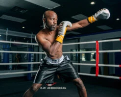 TITLE Boxing Edge Boxing Trunks 2.0 -Power Punch tbtc2 bk wh 2 2 1