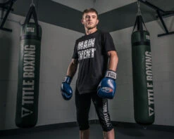 TITLE Boxing Main Event Tee -Power Punch tbts199 bk 3