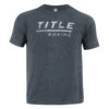 TITLE Boxing Striped Wordmark Tee -Power Punch tbts216 bk 01