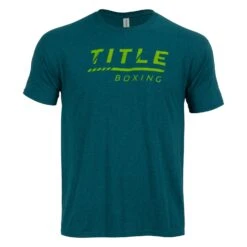 TITLE Boxing Striped Wordmark Tee 12 TITLE Boxing Striped Wordmark Tee -Power Punch tbts216 bl 1 1
