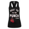 TITLE Boxing Beat Em To The Punch Women's Tank -Power Punch tbwts204 bk 1 1