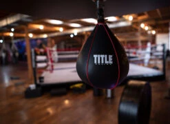 TITLE Boxing Gyro Balanced Leather Speed Bag 15 TITLE Boxing Gyro Balanced Leather Speed Bag -Power Punch tesbc