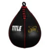 TITLE Boxing Gyro Balanced Leather Speed Bag -Power Punch tesbc bk 1 1