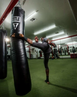 TITLE Boxing 100lb Synthetic Thai Heavy Bag -Power Punch thbv bk 1