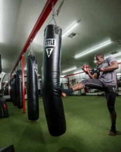 TITLE Boxing 100lb Synthetic Thai Heavy Bag -Power Punch thbv bk 2