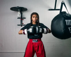 TITLE Boxing Immortal Training Gloves -Power Punch titg mr wh bk 4 1