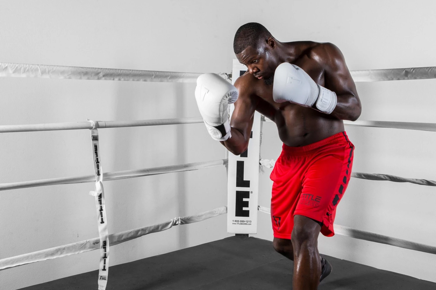 TITLE White Boxing Training/Sparring Gloves 4 TITLE White Boxing Training/Sparring Gloves - Image 2