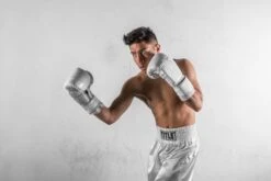 TITLE White Boxing Heavy Bag Gloves -Power Punch title boxing jessie 07