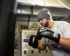 TITLE Boxing Professional Old School Leather Bag Gloves 3.0 -Power Punch tlsbg3