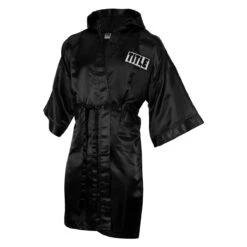 TITLE Boxing Full Length Robe -Power Punch tsrfl bk 01 6