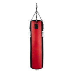TITLE Boxing Synthetic Leather Heavy Bag (Unfilled) -Power Punch uftshb bk rd 2