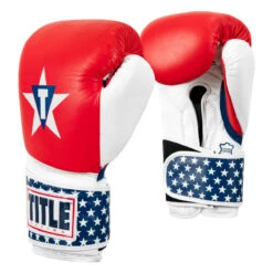TITLE Boxing USA Leather Bag Gloves -Power Punch usabg 02