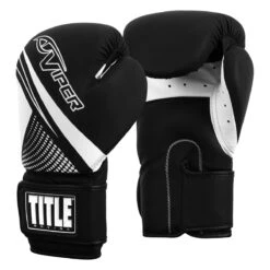 Viper By TITLE Boxing Strike Select Bag Gloves 2.0 -Power Punch vssbg2 bk wh 02