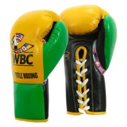 WBC By TITLE Boxing Jose Sulaiman Leather Gloves 14 WBC By TITLE Boxing Jose Sulaiman Leather Gloves -Power Punch wbcjsg gd bk 02