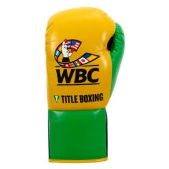 WBC By TITLE Boxing Jose Sulaiman Leather Gloves 15 WBC By TITLE Boxing Jose Sulaiman Leather Gloves -Power Punch wbcjsg gd bk 03