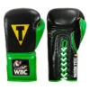 WBC By TITLE Boxing Sparring Gloves -Power Punch wbcsg bk gn 01