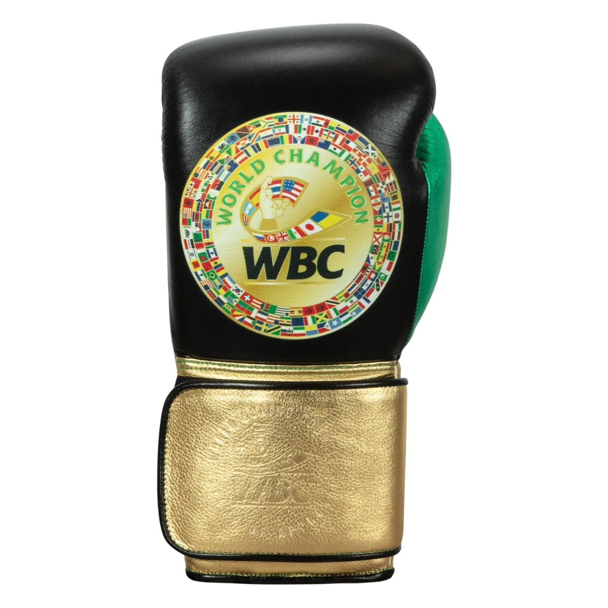 WBC By TITLE Boxing Green Belt Bag Gloves 5 WBC By TITLE Boxing Green Belt Bag Gloves - Image 3