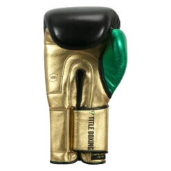 WBC By TITLE Boxing Green Belt Bag Gloves 18 WBC By TITLE Boxing Green Belt Bag Gloves -Power Punch wgbbg bk gd gn 4 2