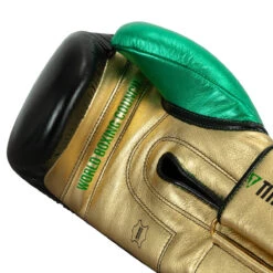 WBC By TITLE Boxing Green Belt Bag Gloves 19 WBC By TITLE Boxing Green Belt Bag Gloves -Power Punch wgbbg bk gd gn 5 2