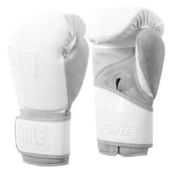TITLE White Boxing Training Gloves -Power Punch whottg 02