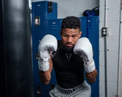 TITLE White Boxing Lace Sparring Gloves 2.0 -Power Punch whsg2 wh 2