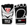 TITLE MMA Command Pro Fight Gloves 1 TITLE MMA Command Pro Fight Gloves -Power Punch xmcpfg bk wh 001