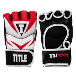 TITLE MMA Command Pro Fight Gloves -Power Punch xmcpfg rd wh 001 1