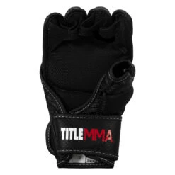 TITLE MMA Command Training Gloves -Power Punch xmctg bk wh 004