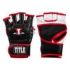 TITLE MMA Conflict Pro Fight Gloves -Power Punch xmfg bk wh rd 01