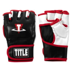 TITLE MMA Conflict Training Gloves -Power Punch xmtg bk wh rd 001 4f3f585c ac9c 4eb8 a074 de7fc496d493