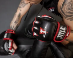TITLE MMA Conflict Training Gloves -Power Punch xmtg 3