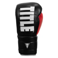 TITLE Boxing Leather Enforcer Pro Sparring Gloves -Power Punch xrvcsg bk sv 03