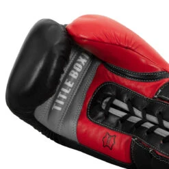 TITLE Boxing Leather Enforcer Pro Sparring Gloves -Power Punch xrvcsg bk sv 05