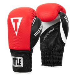 TITLE Boxing Aerovent Youth Gloves -Power Punch yglv rd bk 02